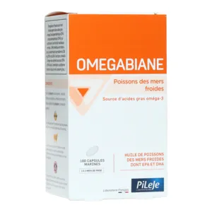 Pileje Omegabiane Poissons des mers froides capsules d'oméga 3