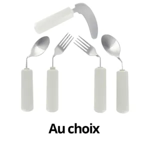 Homecraft couverts coudés Queens aide aux repas