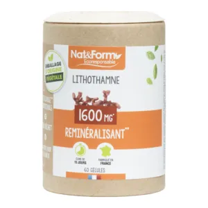 Lithothamne Nat et Form Reminéralisant gélules