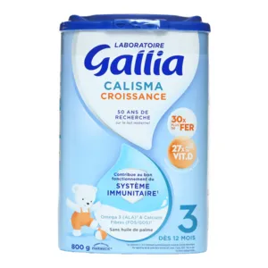 Gallia Calisma Croissance lait 3ème âge