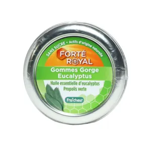 Forté Royal gommes eucalyptus pour la gorge