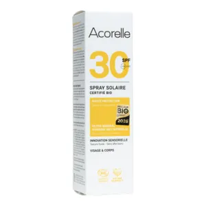 Acorelle Spray Solaire visage et corps SPF 30