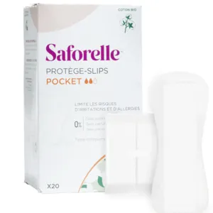 Protège slips pocket Coton bio Saforelle