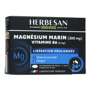 Comprimés Herbesan Magnésium marin et Vitamine B6