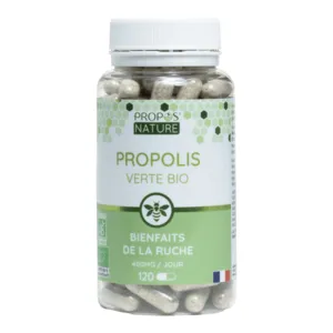 Propos Nature gélules de Propolis verte bio