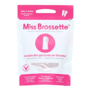 Miss Brossette doigtier brosse à dents massage gencives