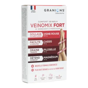 Veinomix Fort comprimés jambes lourdes Granions