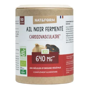 Nat & Form Ail Noir fermenté bio gélules cardiovasculaire