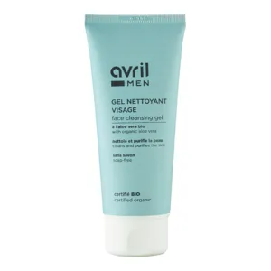 Avril Men Gel nettoyant visage certifié bio