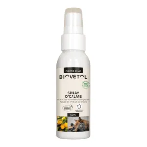 Spray anti stress chien chat O Calme Biovetol