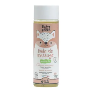 Huile de massage bébé bio MKL Baby Green
