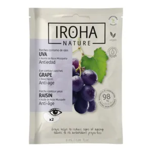 Patch yeux anti âge au raisin Iroha Nature