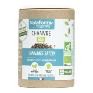 Gélules de chanvre bio Nat & Form