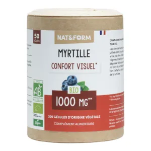 Myrtille Nat et Form bio gélules Confort visuel