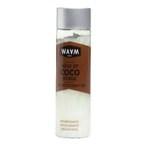 Waam Huile de Coco vierge Bio Peaux sèches et cheveux secs