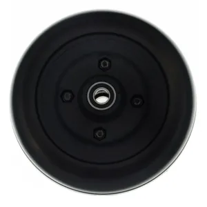 Invacare roue de fauteuil roulant noire 6x2"