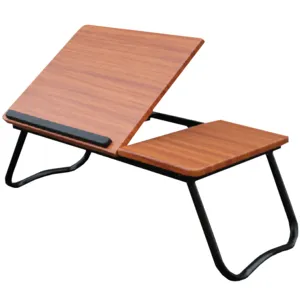 Tablette inclinable de lit 2 plateaux