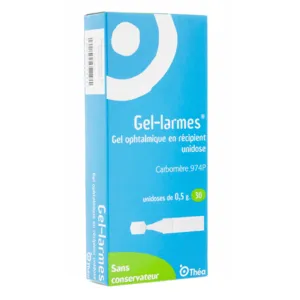 Gel larmes gel ophtalmique en cas de sécheresse oculaire